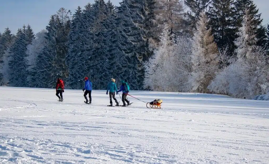 Geschenk für Paare - Schneeschuhwanderung