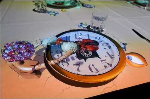3D table projection